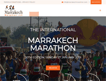 Tablet Screenshot of marrakechmarathon.com